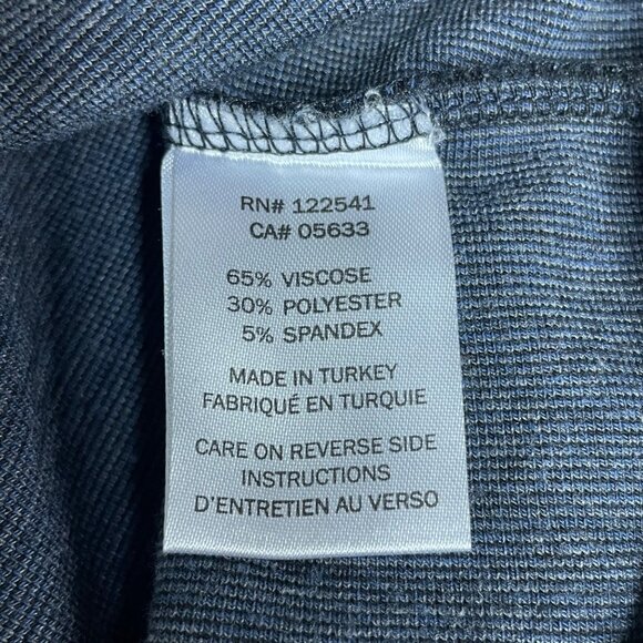 Isle by Melis Kozan Abstract Dot Turtleneck Sweater Dress Black Blue Sz SM - Picture 5 of 6